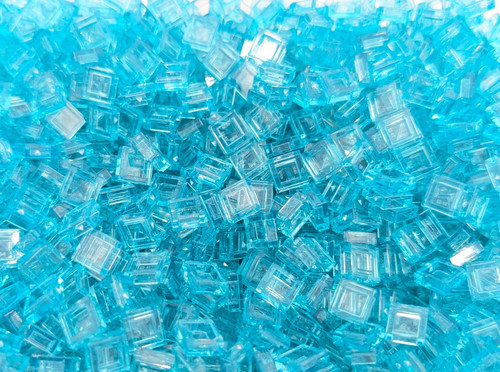 Lego fliesen transparent blau - lego,