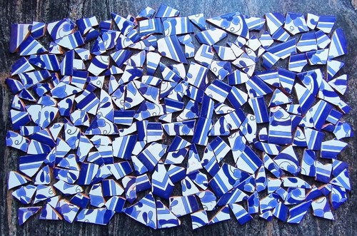 3kg mosaiksteine blau - mosaiksteine,