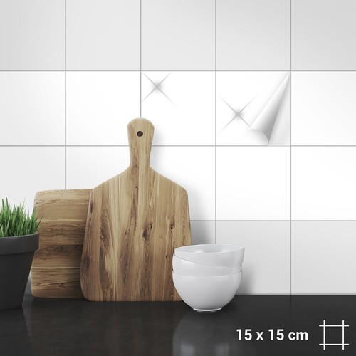 Fliesenaufkleber 15 cm - 15, x