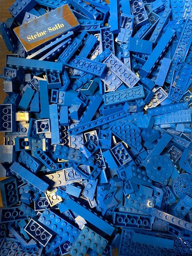Lego 100 blaue steine - blaue,