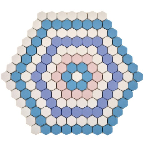 Glas mosaikfliese eco bahamas - glas,