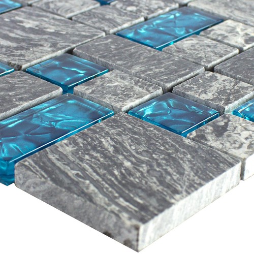 Glas naturstein mosaik - naturstein, fliesen