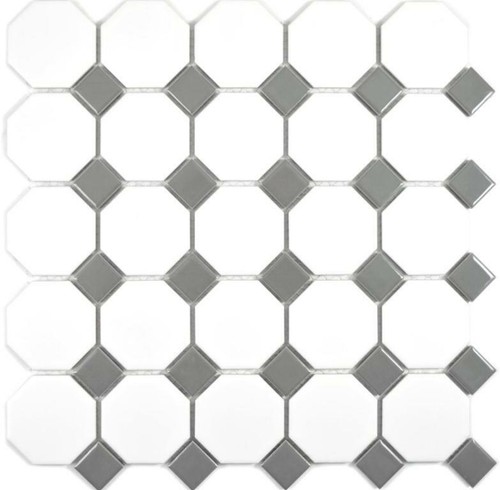 Keramik mosaik octagon - mosaik, achteck